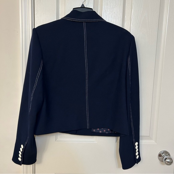 Veronica Beard Constantine Jacket in Navy Size 16 - Picture 12 of 12